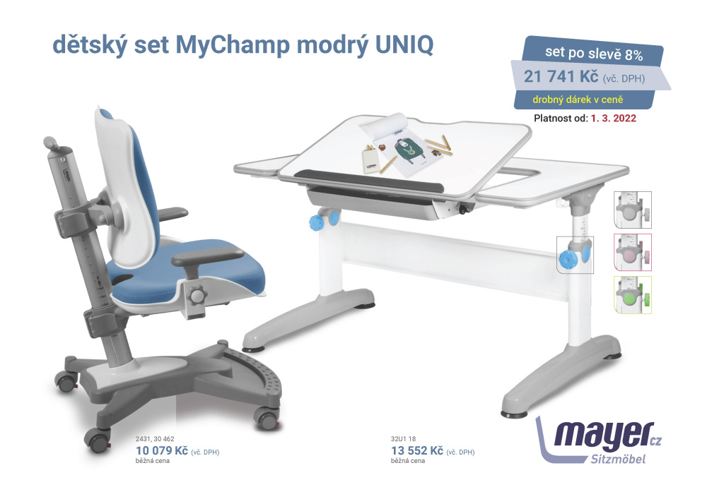 MyChamp modrý UNIQ - 